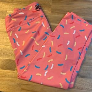 Feed Me Fight Me Donut Sprinkle Capri